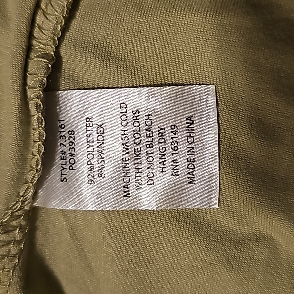 Light Olive Green Joggers with Elastic Cuffs and Relaxed Fit - Picture 7 of 7